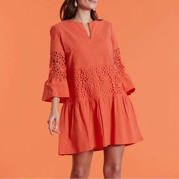 Tyler Boe Corral Eyelet Izzy Dress. Size Small - Picture 1 of 8